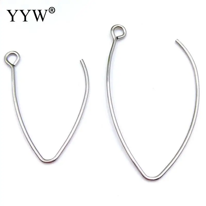 100 шт. серьги Крючки из нержавеющей стали|Ювелирная фурнитура и компоненты| |