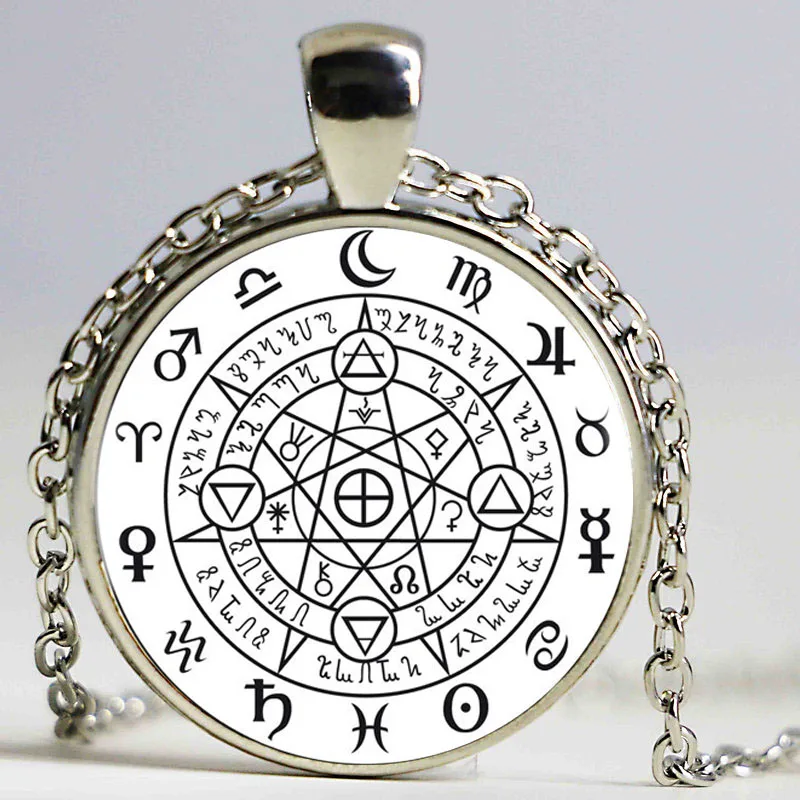 1 шт. Sigil черное волшебное ведро сила трех подвесок чокер массивное серебряное