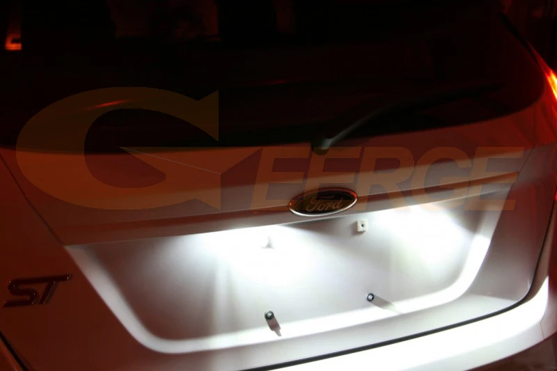 Для Ford Fiesta MK5 JH1 JD3 2001-2008 отлично Ультра-яркий 3528 Светодиодные лампы номерных знаков свет лампы нет ошибки OBC