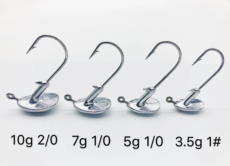 Hennoy 20 шт. свинцовая головка Рыболовный крючок Приманка 3,5 г 5 г 7 г 10 г рыболовные крючки