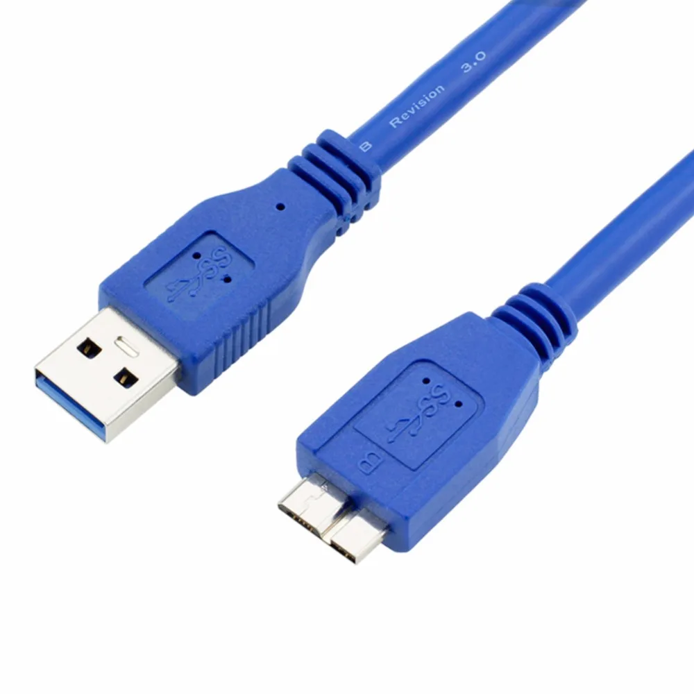 Суперскоростной Кабель USB 3 0 Тип A-Micro-B Круглый Синий оптовое качество | Компьютеры
