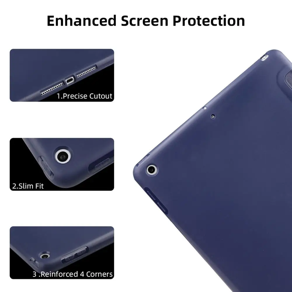 Для iPad air 3 2019 Pro 10 5 дюймов New 11 2020 2018/Mini 9 7 2018 2017 Гибкий Мягкий ТПУ противоударный