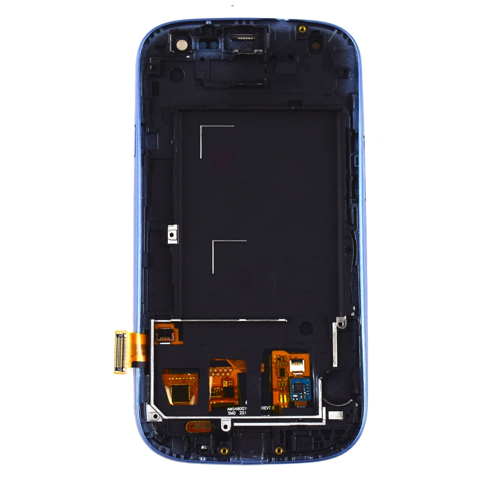 Для samsung Galaxy S3 Neo дисплей кодирующий преобразователь сенсорного экрана в сборе рамка для samsung i9300 дисплей i9301 i9300i i9308i i9301i