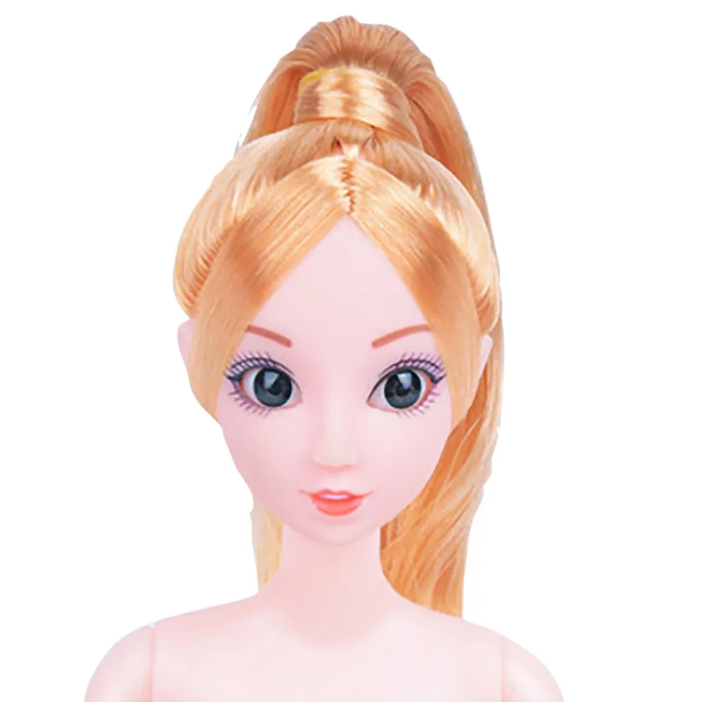 Кукла с головой, 12 шарниров, движущиеся голые тела, DIY игрушки, аксессуары, подарок для девочки, обучающая игрушка, детские игрушки и игры, дети 37