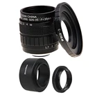 Фуцзянь 35 мм F1.7 CCTV объектив + фотообъектив + бленда + макрокольцо для Canon EOS M M2 M3 M5 M6 M10