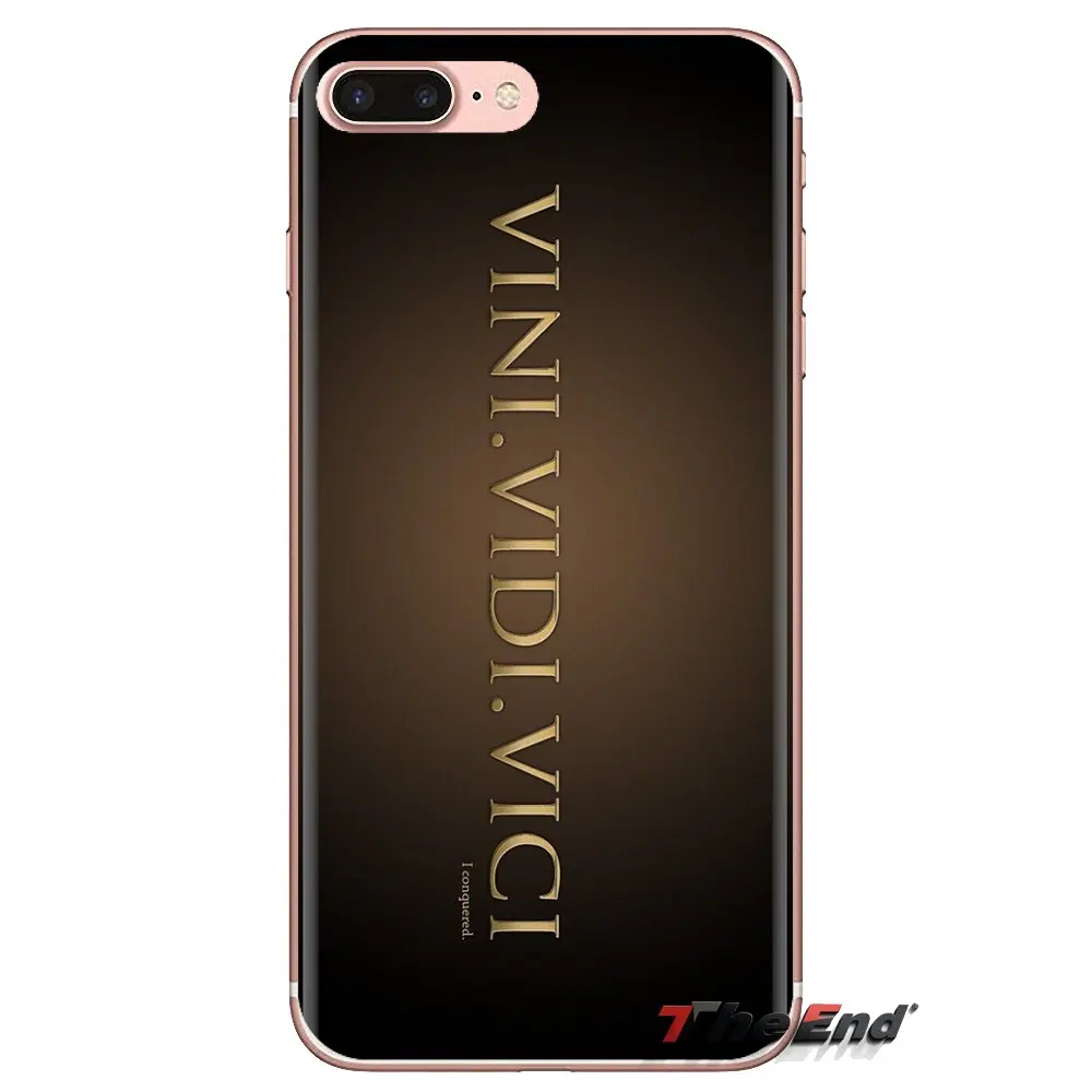 Чехол из ТПУ Veni Vidi Vici I solar saw conqured для Xiaomi Mi3 Samsung A10 A30 A40 A50 A60 A70 Galaxy S2 Note 2 Grand Core Prime |