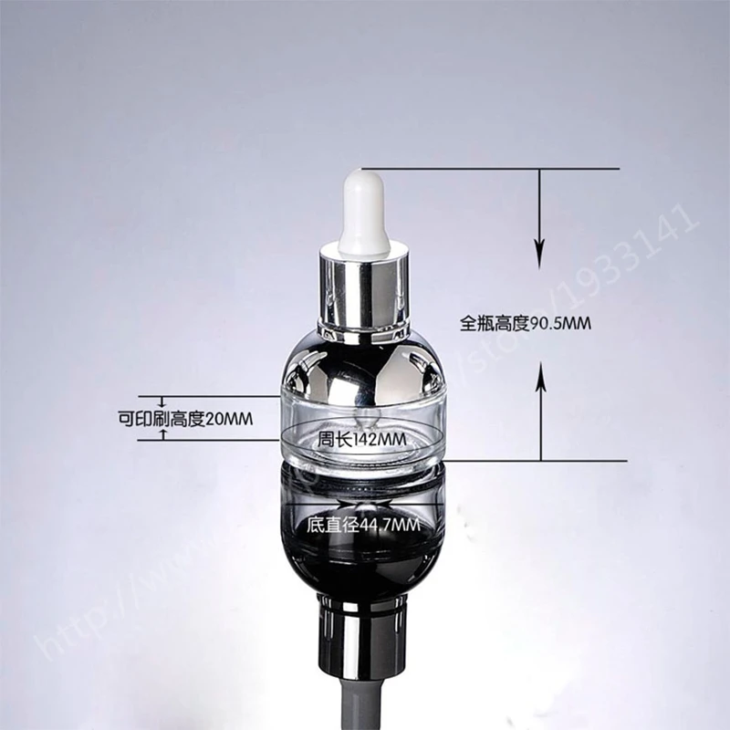 

Capacity 30ml Hot sale 200pcs/lot new high quality glass dropper bottle/bottles essence bottle with silver lid