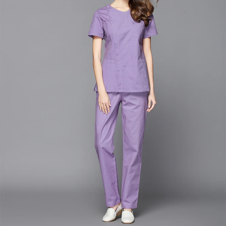 Medical clothing Women's surgical scrub set doctor nurse short sleeve uniform dental pet clinic summer beauty salon overalls