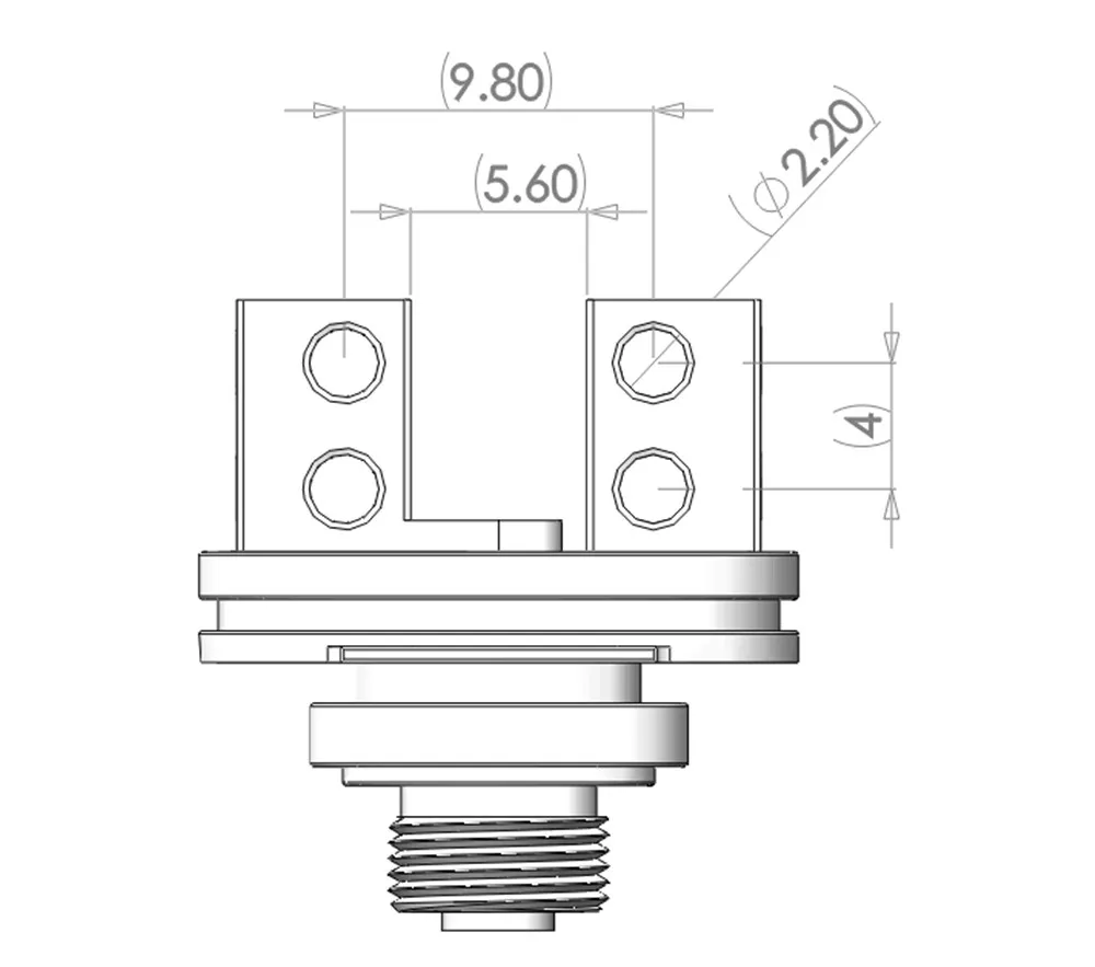 Электронная сигарета SteamCrave Aromamizer Plus 30 мм RDTA Postless Deck Speed RTA Base fit 10 мл