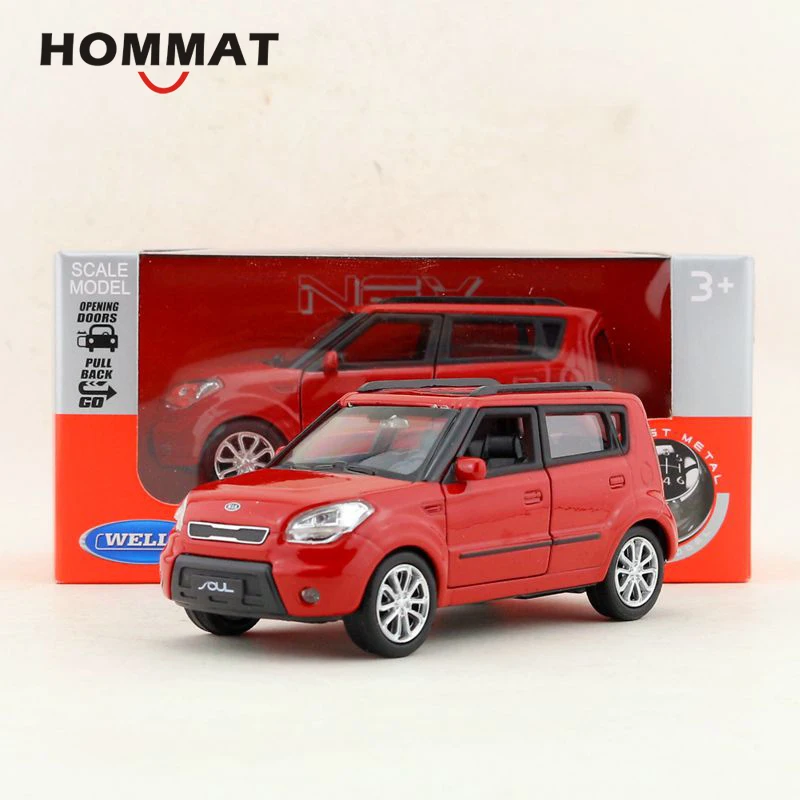 HOMMAT моделирование Welly 1:36 Масштаб KIA Soul сплав модель автомобиля Diecasts& игрушечные транспортные средства модели автомобилей подарок автомобили игрушки для детей
