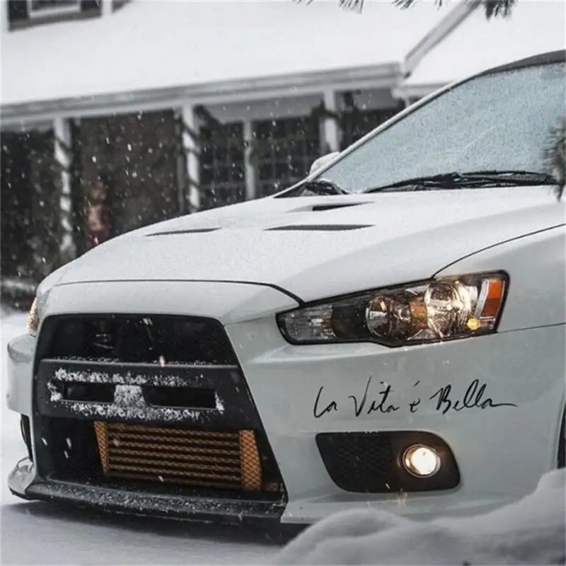 Автомобильный Стайлинг наклейка Life is Beautiful для Citroen C5 C4 Chevrolet Cruze Captiva Lacetti Audi A3 8P 8V A4