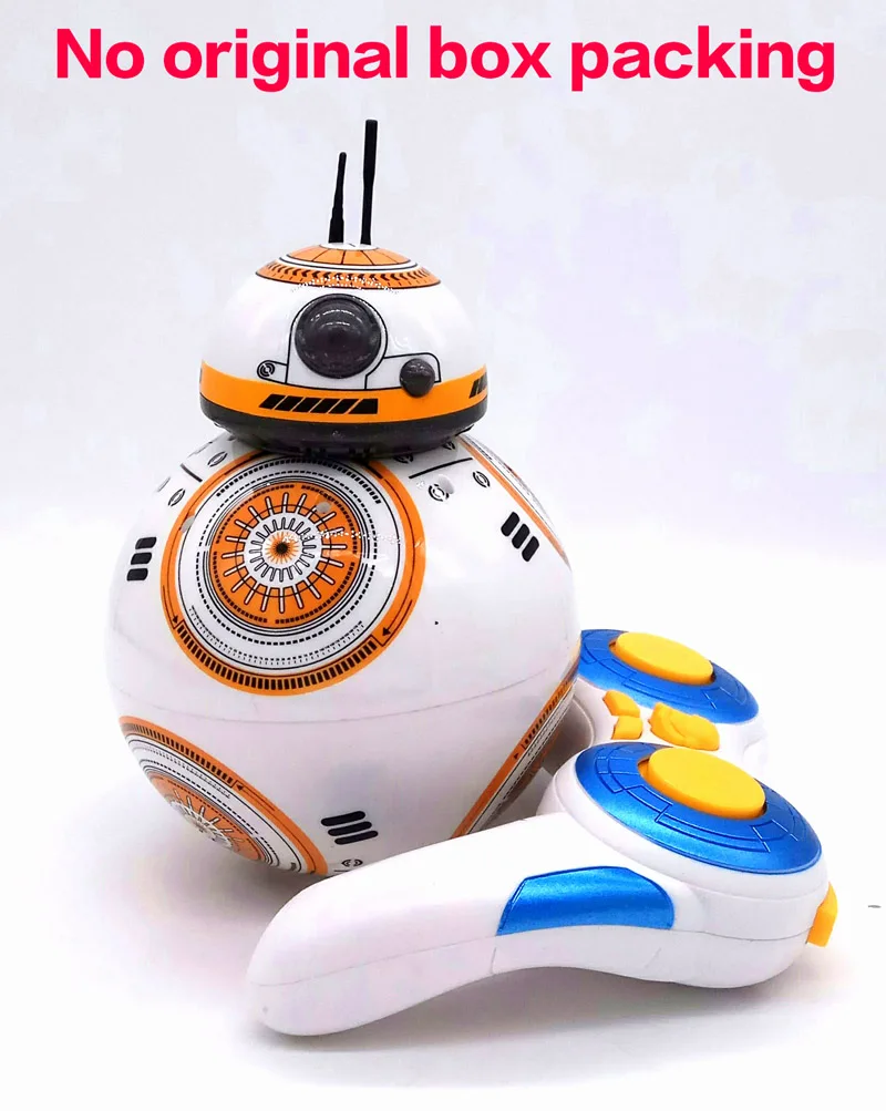White 2.4G no box 2,4 ГГц 8CH обновленная версия Звездные войны 7 RC BB-8 BB8 пульт дистанционного управления rc робот BB 8 интеллектуальная фигурка - Цвет: White 2.4G no box