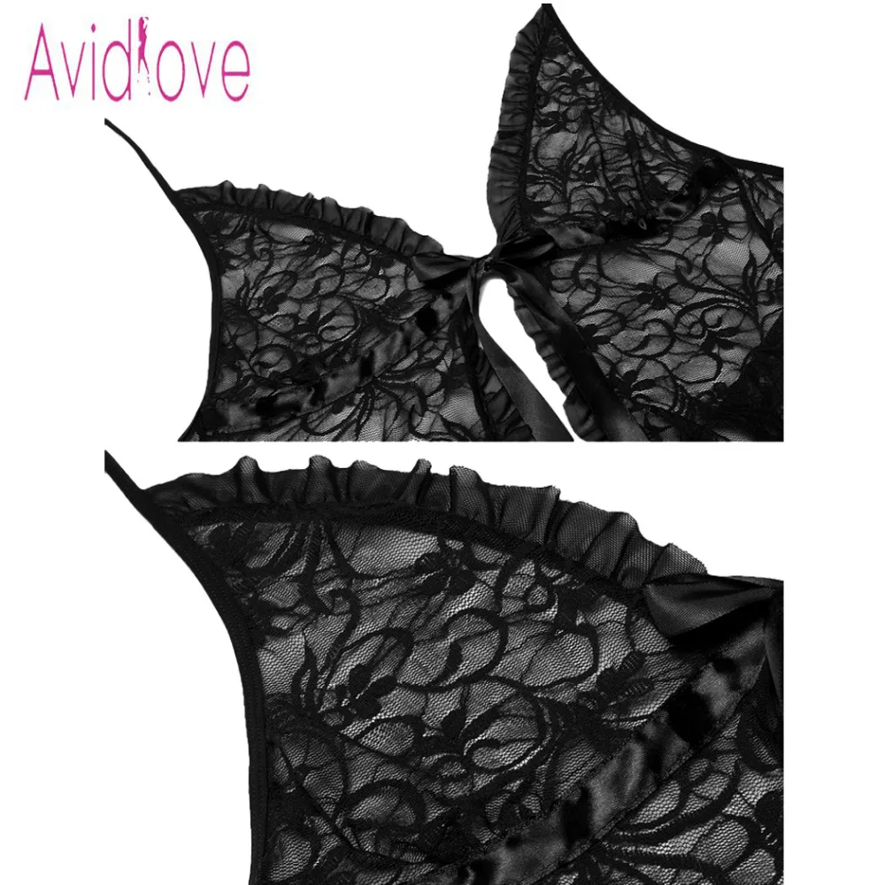 Avidlove женское сексуальное нижнее белье Ночное кружевное прозрачное Сетчатое