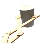 DIY деревянная механическая рука роботизированные манипуляторы модель здания пазл наборы для науки физика детская игрушка