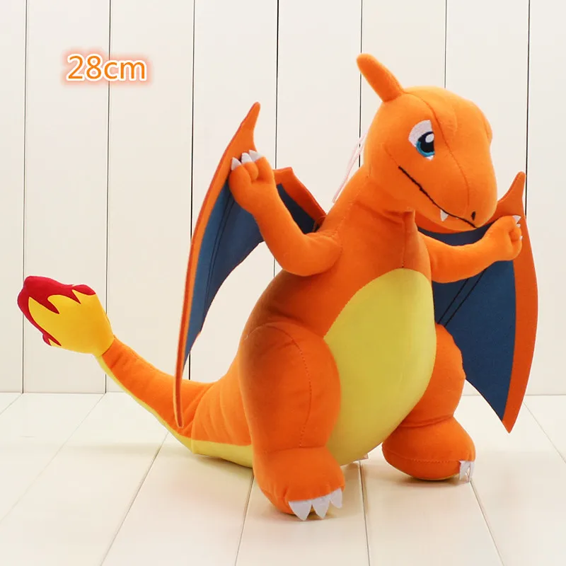 20-50 см Zeraora eevee Charizard Volcanion Metagross Tyranitar Ditto Charmander Dragonite Haku Hayao Бегемот медленный плюшевый мультфильм - Цвет: Charizard 28cm