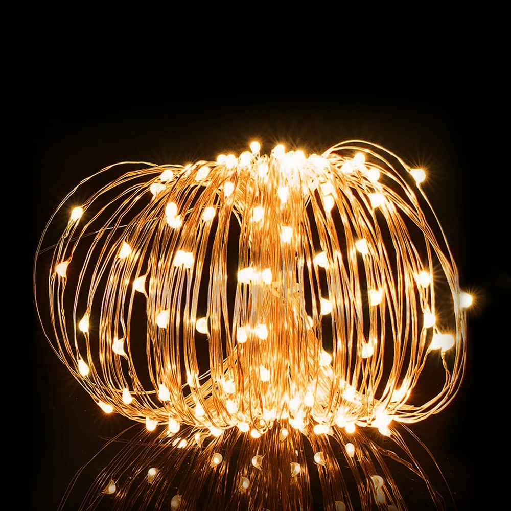 Гирлянды светодиодный гирлянд Медный провод гирлянда в бутылке Lichterkette свадьбы