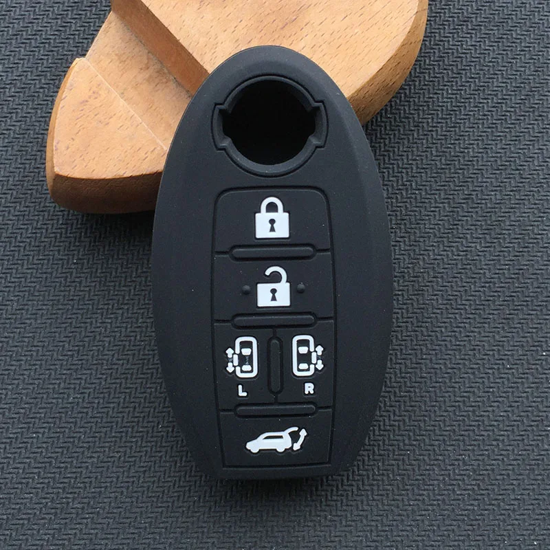 ZAD силиконовый чехол для ключей от машины с 5 кнопками защитный Nissan Quest MPV Elgrand Nv200