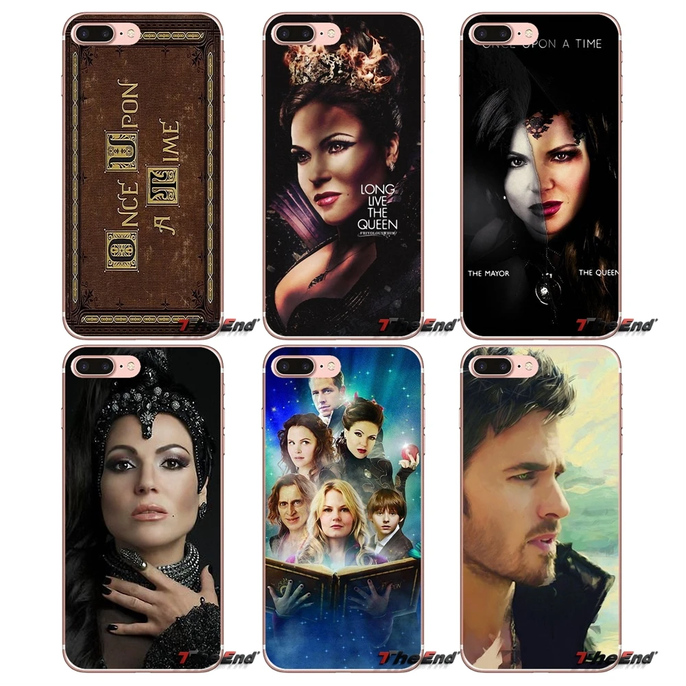 Для Apple iPhone X 4 4S 5 5S SE 5C 6 6S 7 8 Plus 6Plus 7plus 8plus Fundas Coque Once Upon A Time Book TV TPU силиконовый