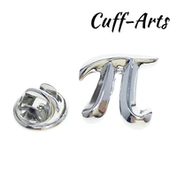 cuffarts men brooches maths pi symbol lapel pin trendy fashion party decorate clothing luxury handsome metal brooches p10120