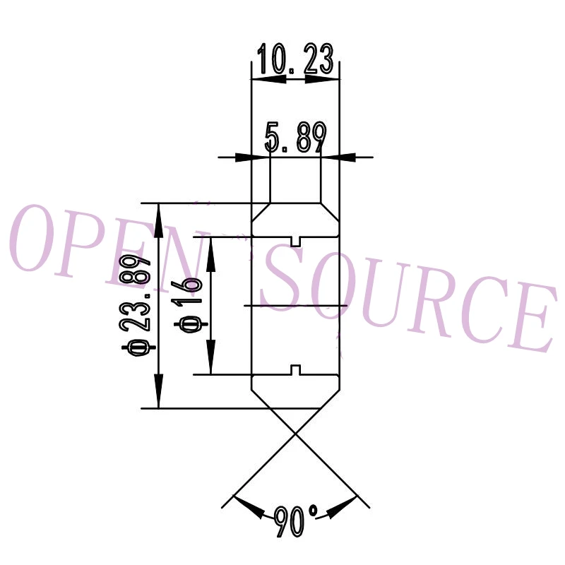 5 шт. Openbuilds V слот линейные экструзионные колеса шкивы отверстие: мм Delrin Mini