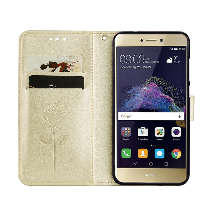 Роскошный флип-кейс Nephy для samsung Galaxy huawei P8 P9 P10 mate 10 Lite Y3 Y5 Y6 Pro Y5II 3D розовый кожаный чехол Etui держатель