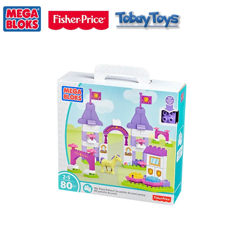 

2017 Mega Bloks Newest Early Educational Toy Junior Builders My Pony Palace Building Toy Le Palais De Mon Poney DWR77 For Gife