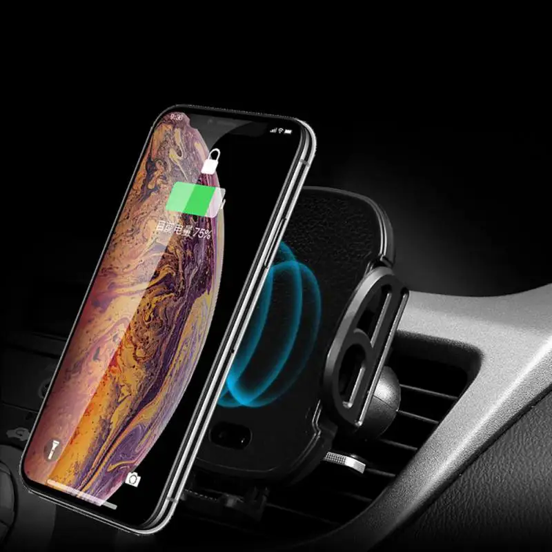 Wireless Car Charger Charging Bracket Infrared Sensor Touch Sensing Automatic Telescopic Fast for iPhone X 8 Samsung | Электроника
