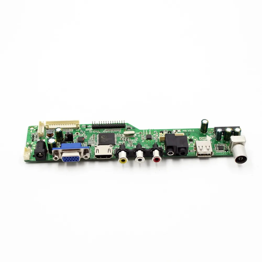 ЖК дисплей ТВ драйвер платы с AV VGA Аудио USB HDMI порт подключения типа c: совместим
