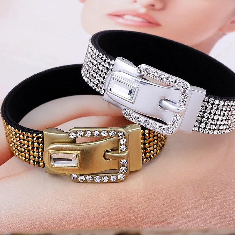 Original Features Magnetic Buckle Alloy Accessories Bracelets Gold and Silver Classic Trend Fashion Creative Gorgeous Jewelry | Украшения и