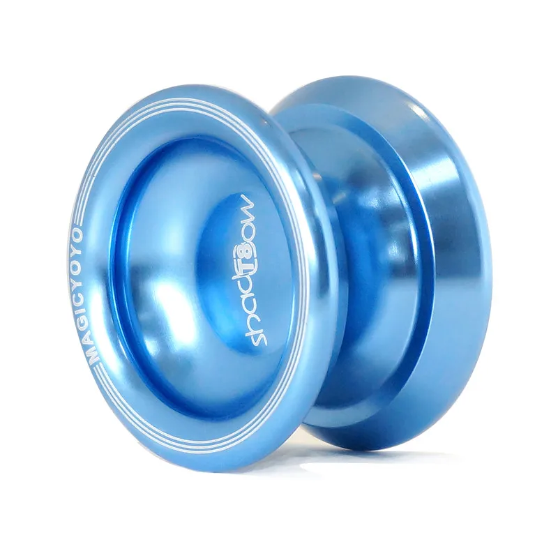 

Magic Yoyo T8 Aluminum Alloy Metal Yoyo 8 Ball KK Bearing with String Kids Toys for Gift Yoyo Lake Blue & Gold Colors