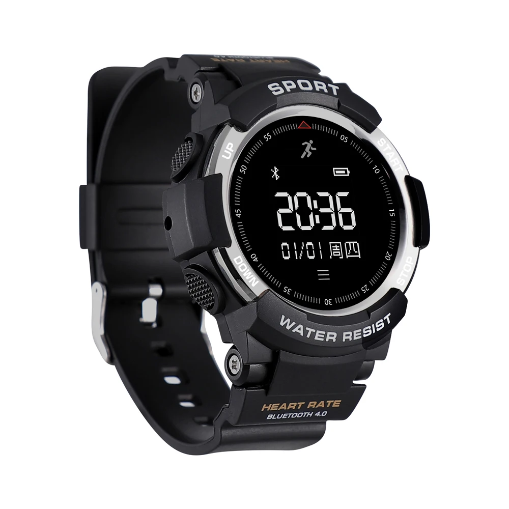 Senbono Bluetooth F6 Smartwatch IP68 Водонепроницаемый монитор сердечного ритма Фитнес трекер