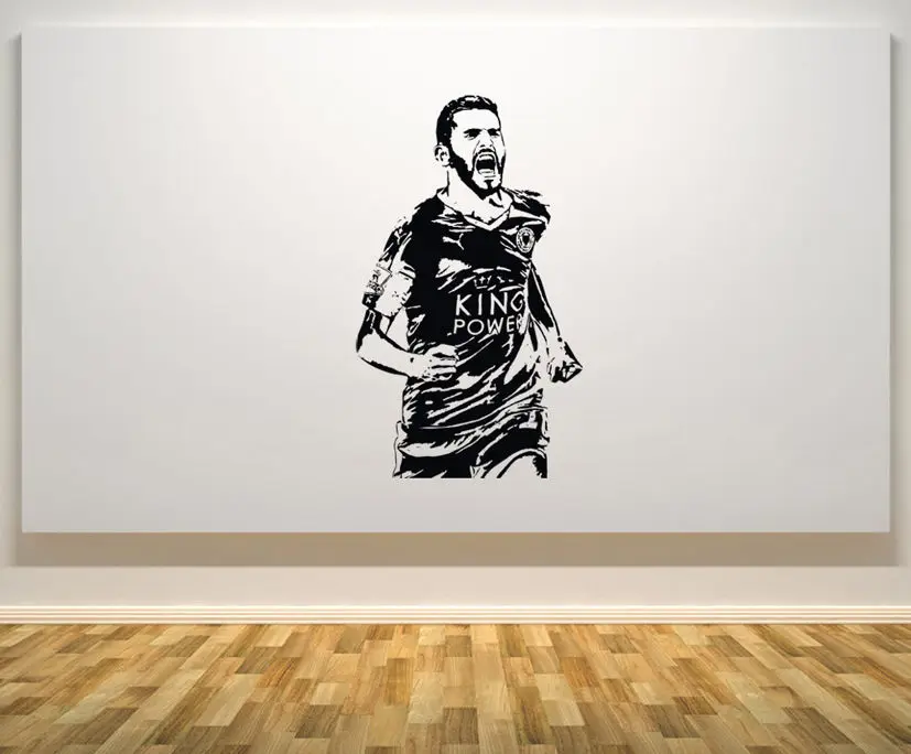 Наклейка на стену с изображением футбольного игрока|wall art stickers|decal wallwall |