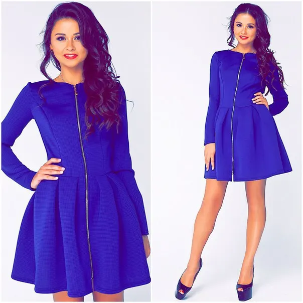 Hot sale new women dress autumn style vintage Ball Gown full Sleeve o neck knee length Brand warm wear high quality|women tight dresses|womens denim