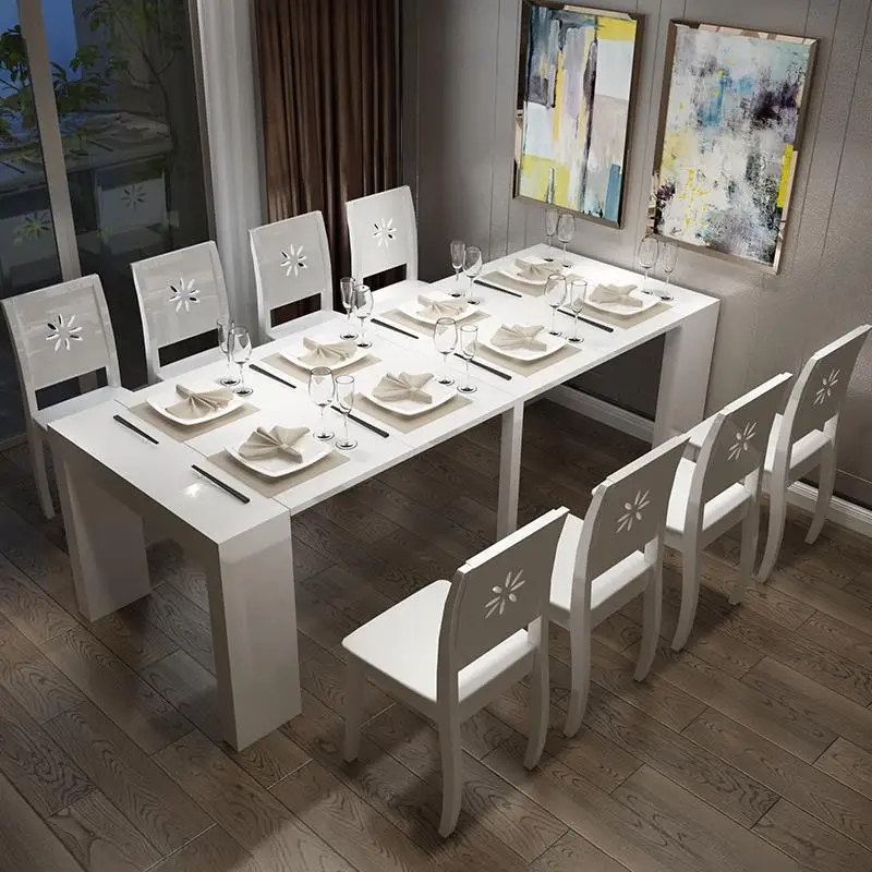 Mueble Comedor A Langer Redonda Tavolo Da Pranzo Eet Tafel Piknik Masa Sandalye деревянный обеденный стол