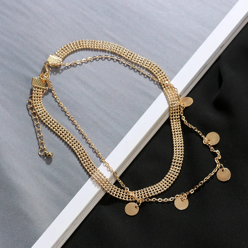 Горячая Блестящий крест кулон ожерелье длинная имитация цепочки четки Мадонна ожерелья с монетками Подвески Религиозные ювелирные изделия
