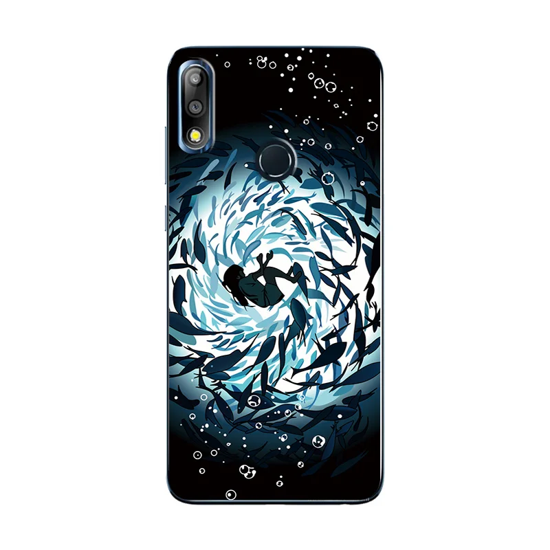 W87 Милый модный чехол для телефона Zenfone Max M2 ZB633KL Animal Love Heart задняя крышка для Zenfone Max Pro M2 ZB631KL чехол-бампер - Цвет: W87