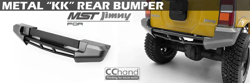 CChand MST JIMNY KK металлический задний бампер RC автомобильная часть игрушки
