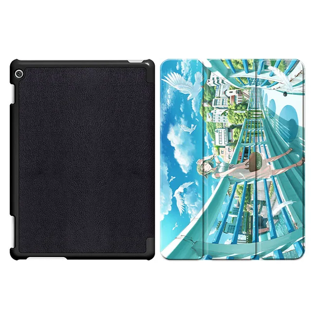 Чехол MTT Anime Sky для медиа-планшета M3 Lite 10, тонкий умный чехол из искусственной кожи, чехол для huawei Mediapad M3 Lite 10,1 ''BAH-W09 BAH-AL00 - Цвет: WH008