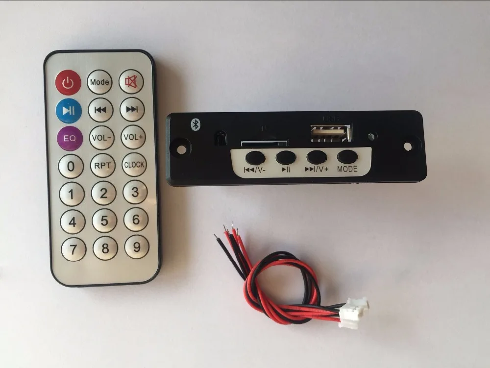 DC3.7 5V MP3 аудио декодер плата Bluetooth усилитель 3 Вт * 2 Поддержка U диск FM радио TF карта