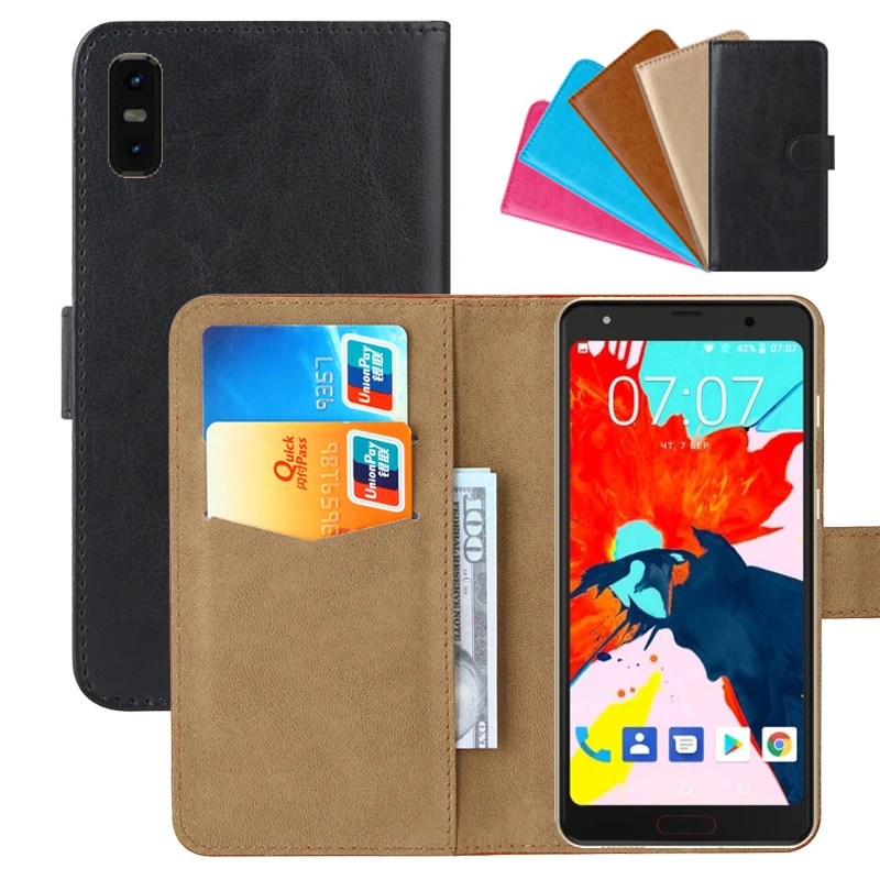 

Luxury Wallet Case For S-TELL M558 PU Leather Retro Flip Cover Magnetic Fashion Cases Strap