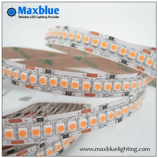Высокая плотность SMD3528 Светодиодные полосы света не водонепроницаемый 24vdc 5
