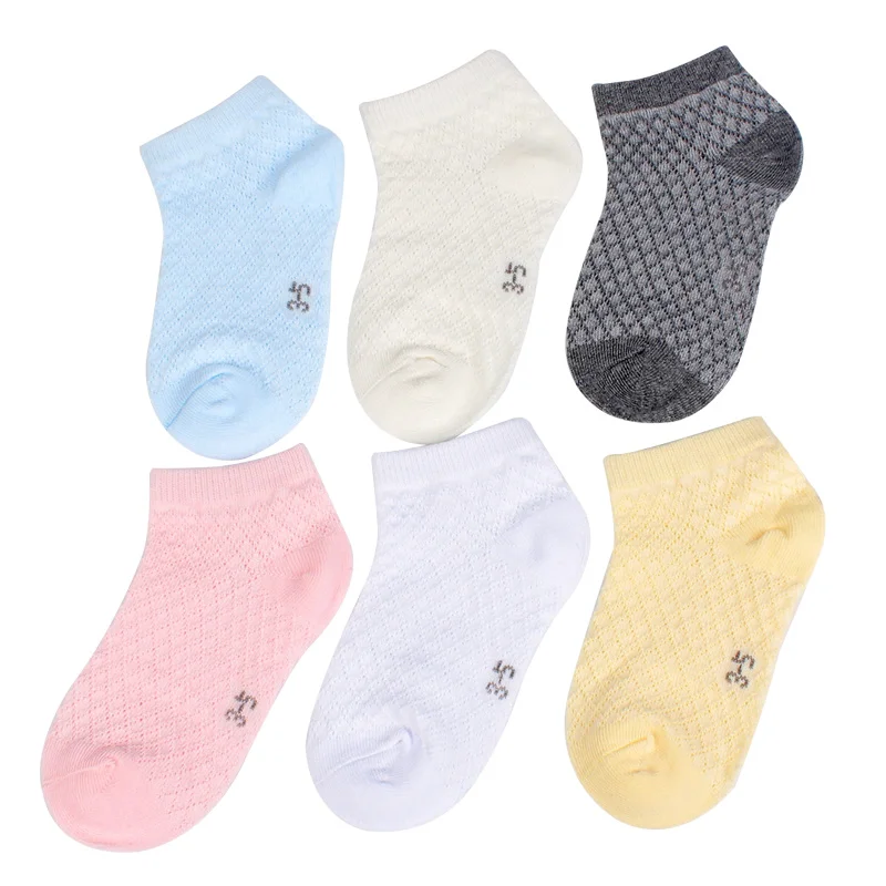 3 пар/лот короткие носки для малышей Летние Носки ярких цветов мальчиков и