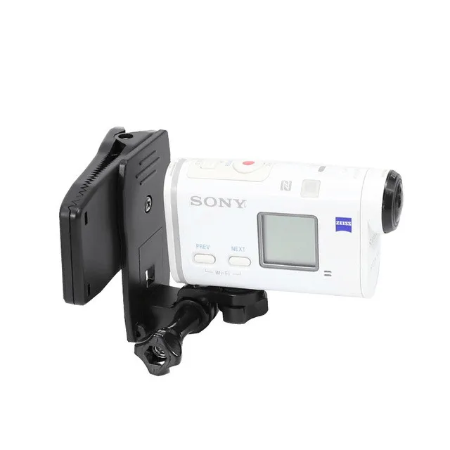 360 градусов Поворотный рюкзак зажим шляпа монтажный адаптер для Sony AS300R X3000R FDR