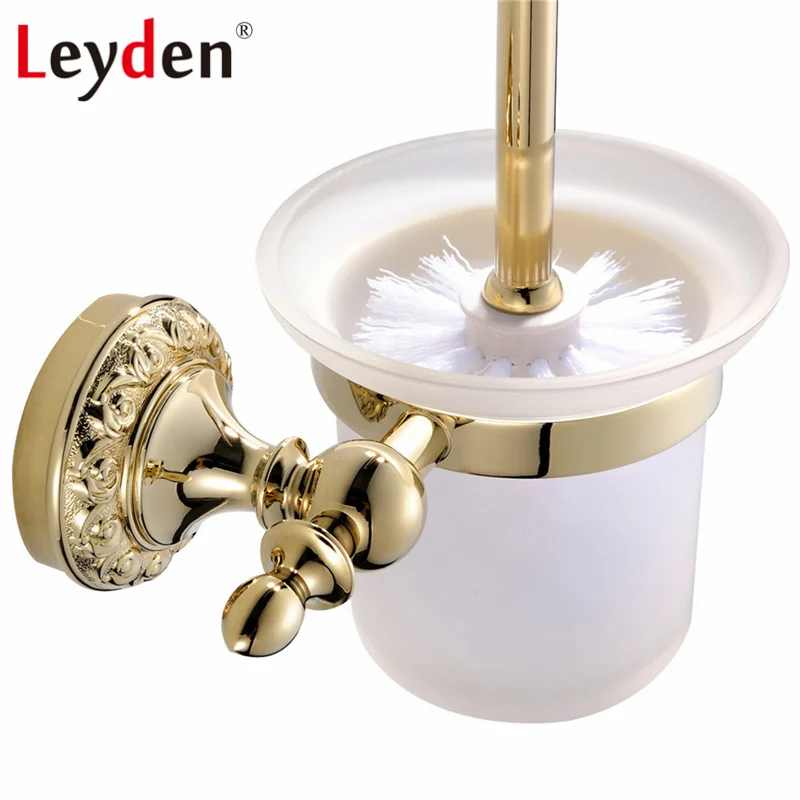 Leyden роскошный Твердый латунный держатель для полотенец туалетной бумаги крючок