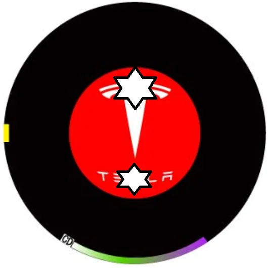 common logo1 YY пара для TESLA модель S Автомобильная дверная лампа-проектор логотипа светодиодный логотип для tesla Добро пожаловать светильник для TESLA модель 3/S/X/Y - Испускаемый цвет: common logo1