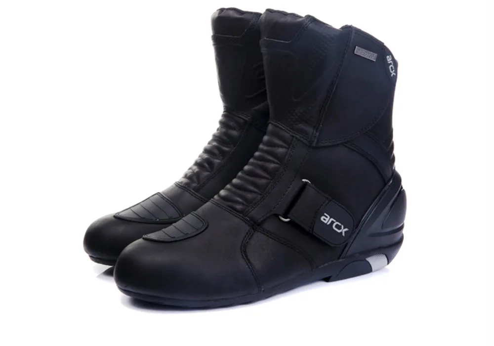Новинка ARCX мотоциклетные водонепроницаемые ботинки из натуральной кожи