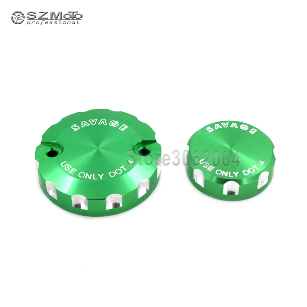 

For KAWASAKI H2R NINJA1000 2015-2017 Front & Rear Brake Fluid Reservoir Cylinder Cover Motocycle Oil Cap Tank Cup Logo