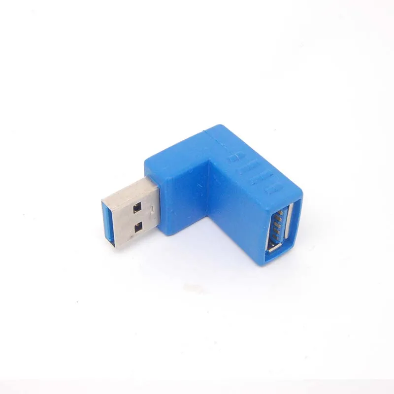 10 шт usb3.0 A штекер к женскому удлинительному кабелю 90 градусов правый угол адаптер