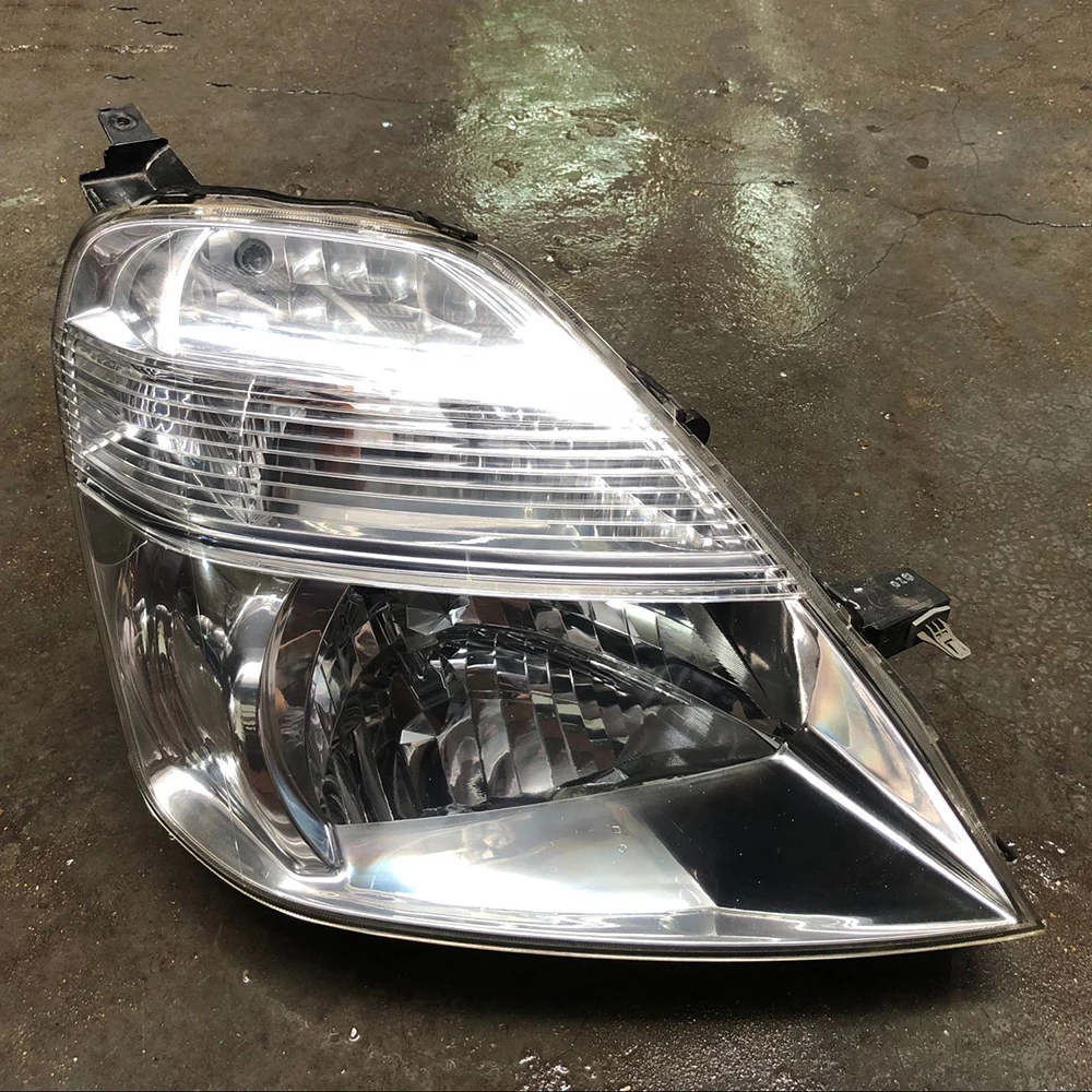 Front Car Headlights for Honda Cream RN1 RN3 2001 2002 2003 2004 Car Light Assembly DRL Auto Headlamp
