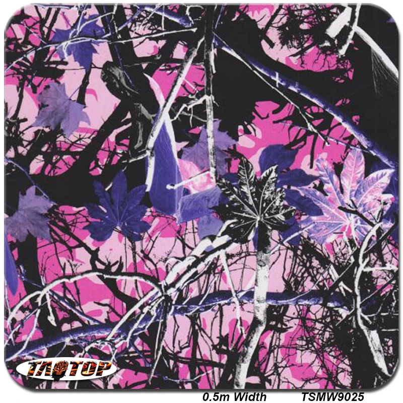 

iTAATOP TSMW9025 0.5m *10m Purple Tree Leaves water transfer printing film hydro dipping liquid image